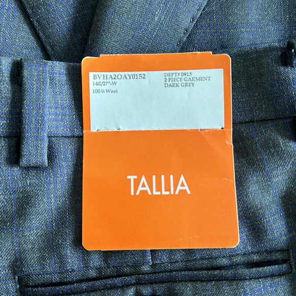 Tallia suit. New! 100% Wool. Jacket size 18, pants size 14 - Picture 14 of 15